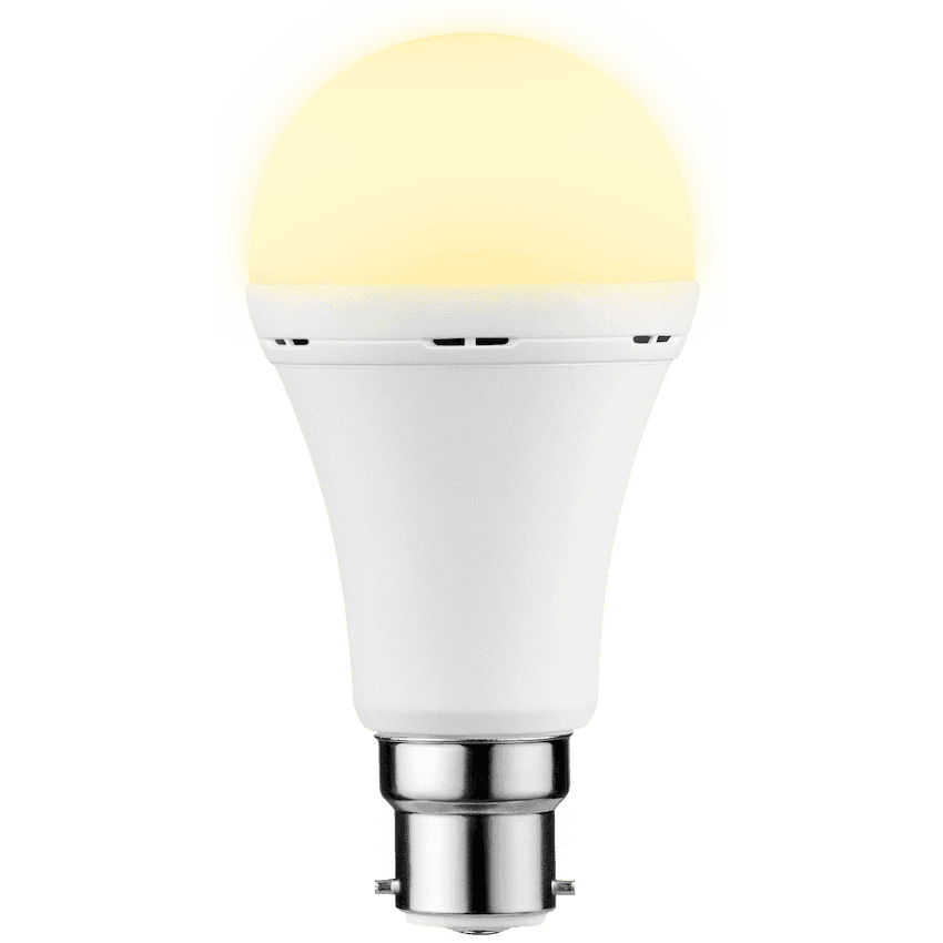 Switched 5w A60 Rechargeable B22 LED Light Bulb - Warm White - Image 4