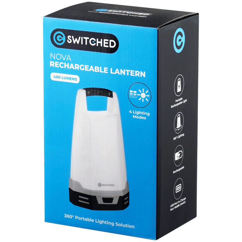 Switched Nova Rechargeable Lantern - Grey - Image 4