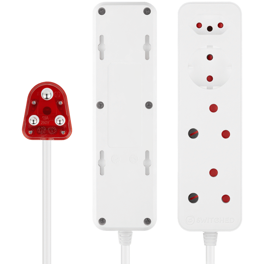 Switched High Surge 4-Way Multiplug 0.5m 1140J - Image 4