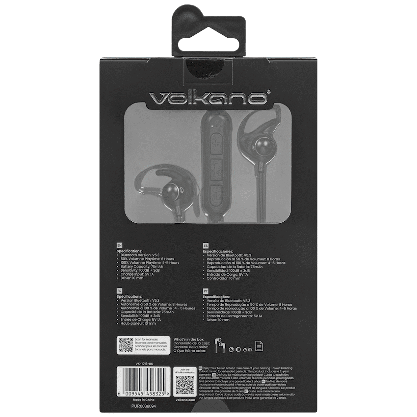 Volkano Titanium Sports Series Bluetooth Earphones - Image 4