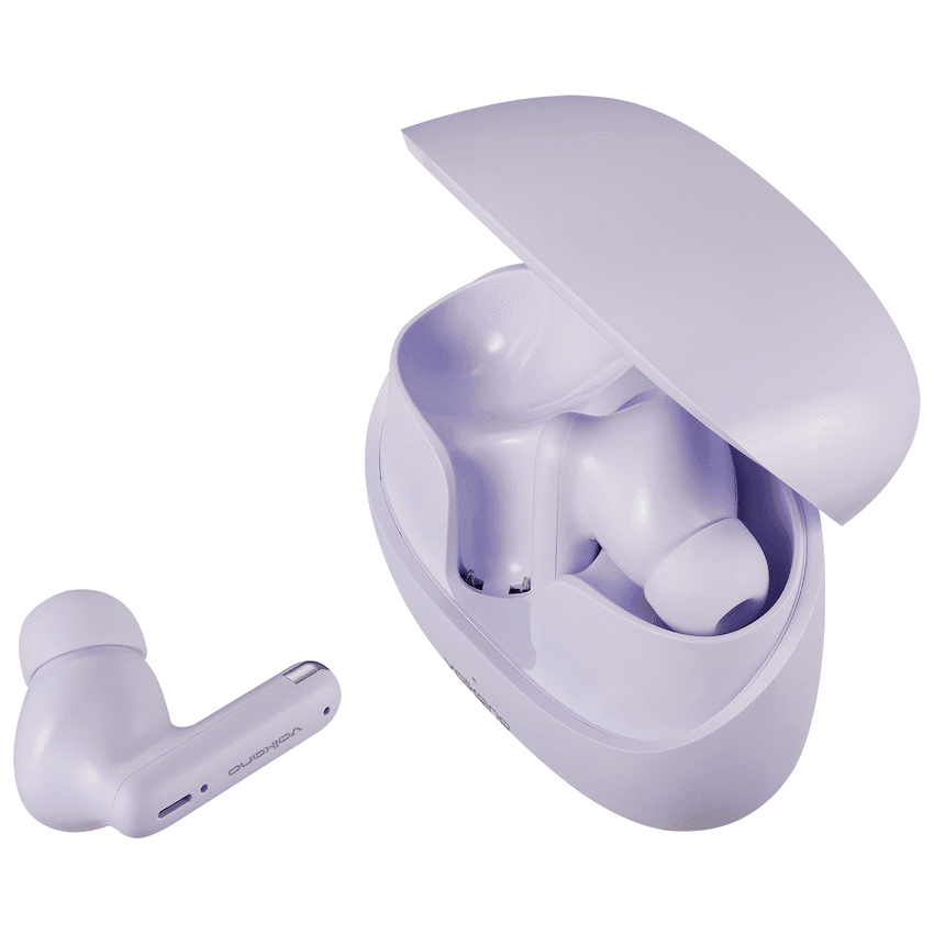 Volkano Jupiter Series TWS Earphones - Pastel Purple - Image 4