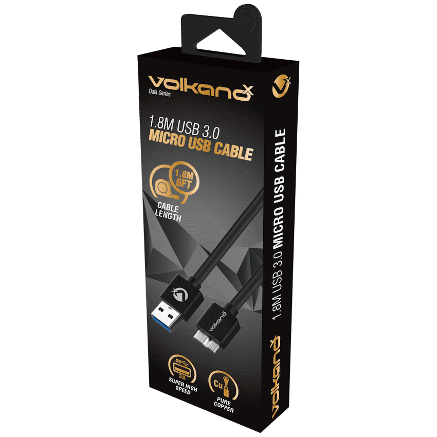 VolkanoX Data Series USB3.0 Micro USB Cable 1.8m - Image 4