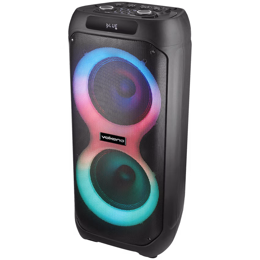 Volkano Motion Dual 10" Party Speaker - Black - Image 4