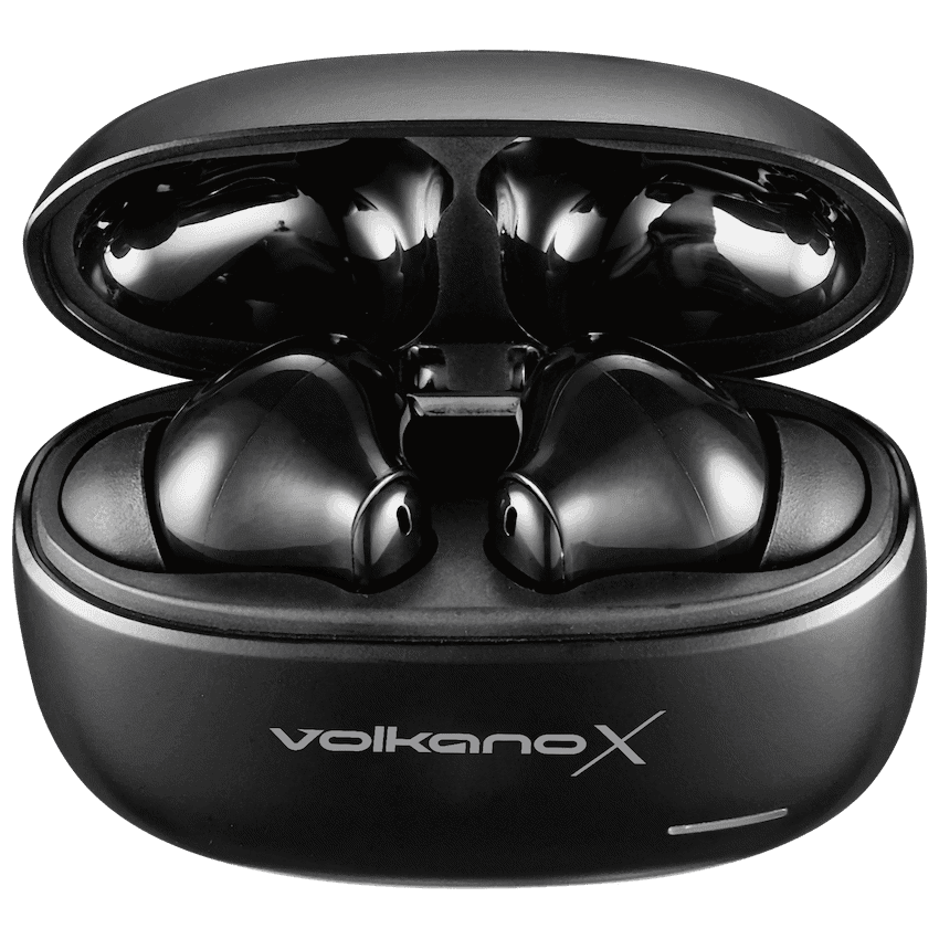VolkanoX VXT200S Hybrid ANC TWS Earphones - Black - Image 4