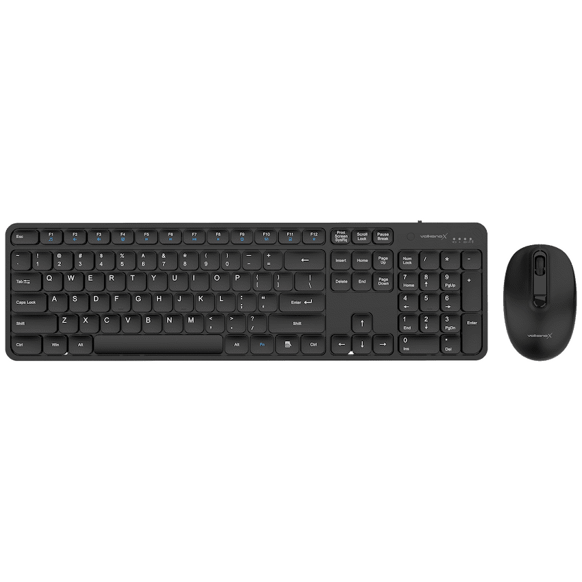 VolkanoX Garnet Bluetooth Wireless Keyboard and Mouse Combo - Black - Image 4