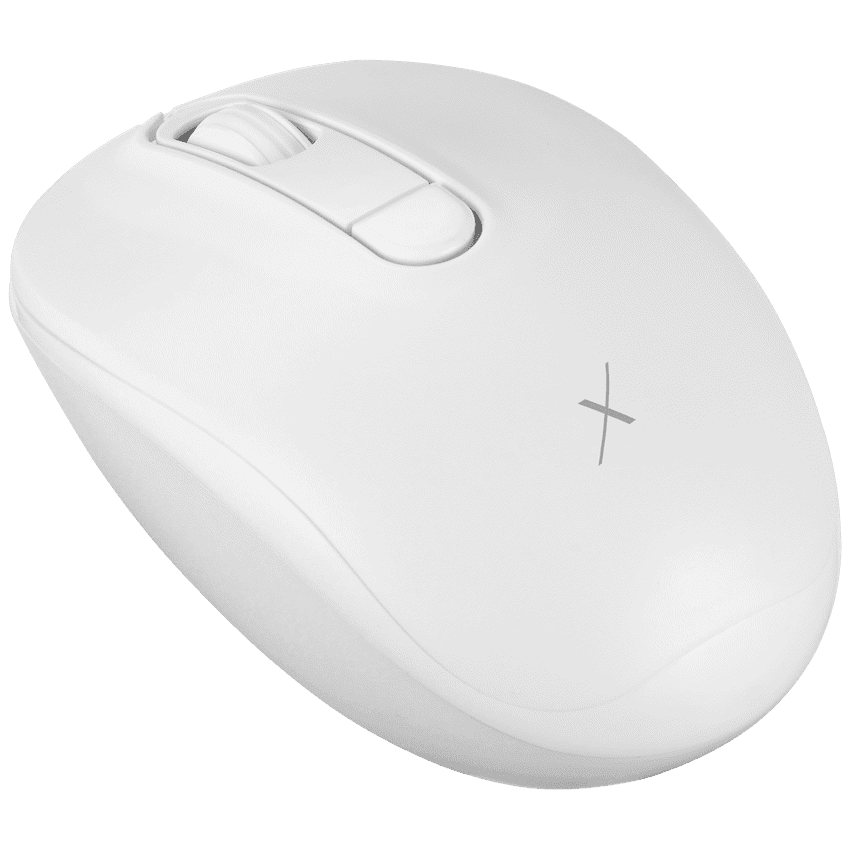 VolkanoX Garnet Bluetooth Wireless Keyboard and Mouse Combo - White - Image 4