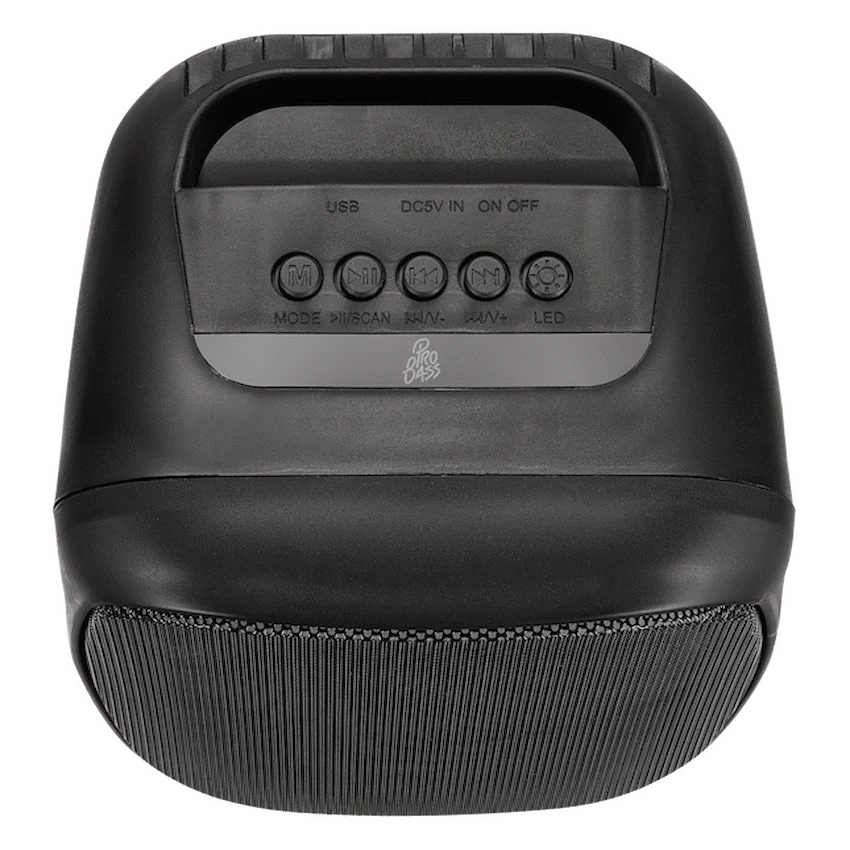 Pro Bass BlastWave Series BT Mini Speaker - Black - Image 4