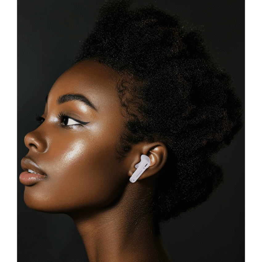 Volkano Jupiter Series TWS Earphones - Pastel Purple - Image 5