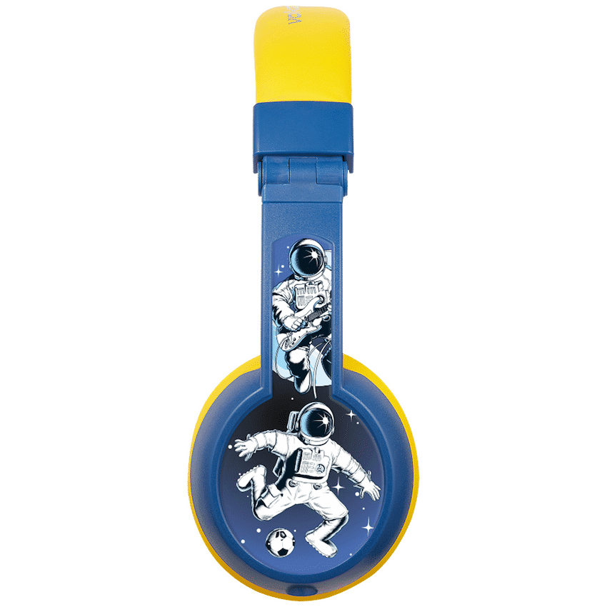 Volkano Sidekick Series Wired Kiddies Headphones with Share Port - Yellow/Blue - Image 5
