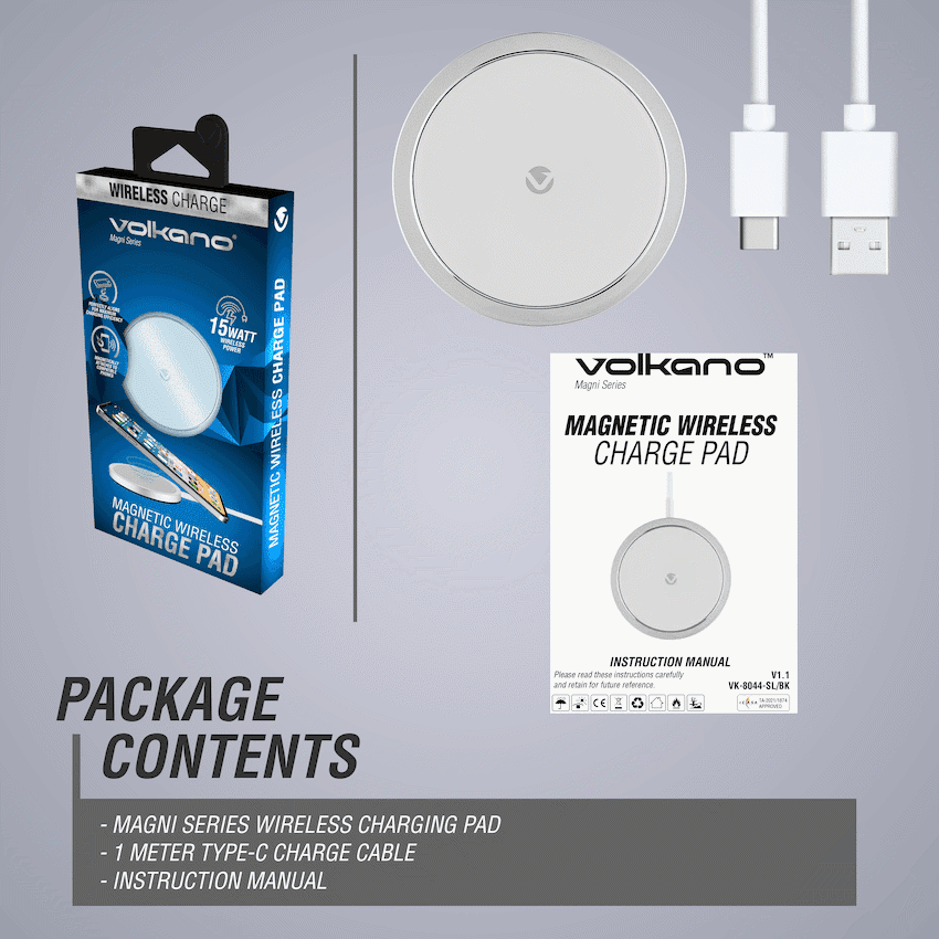 Volkano Magni Series MagSafe Wireless Charge Pad - Image 5