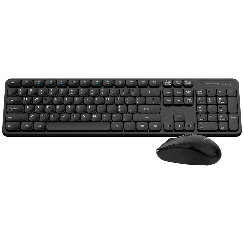VolkanoX Garnet Bluetooth Wireless Keyboard and Mouse Combo - Black - Image 5