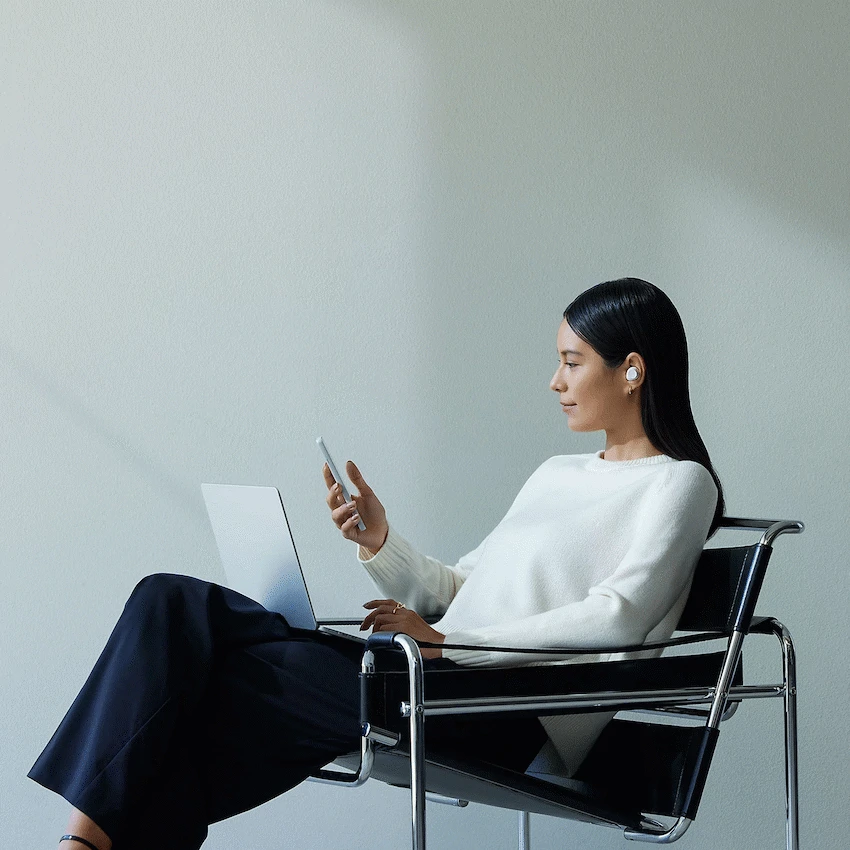 Sony WF-C710N (White) True Wireless Earbuds - Image 5