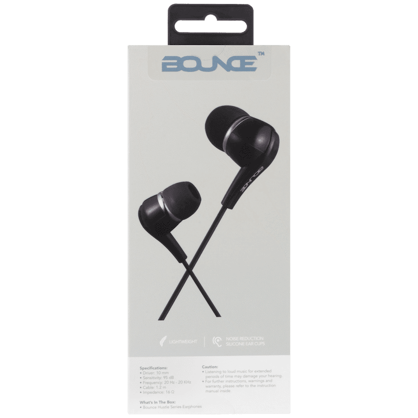 Bounce Hustle Earphones - Black - Image 5