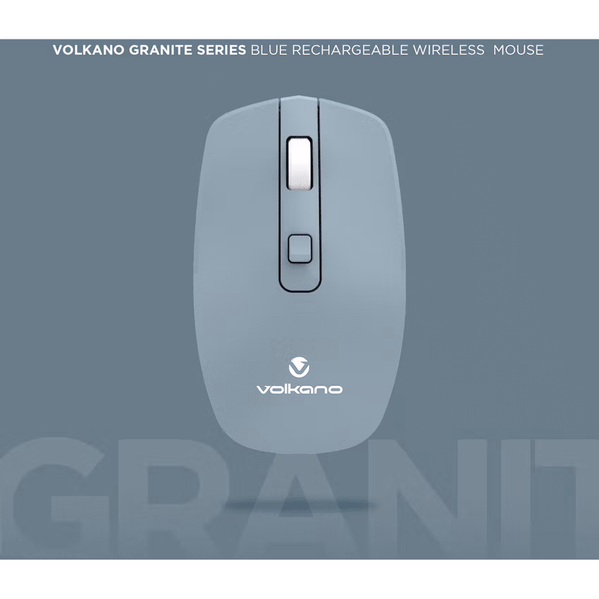 Volkano Granite Series Rechargeable Wireless Mouse - Blue - Image 6