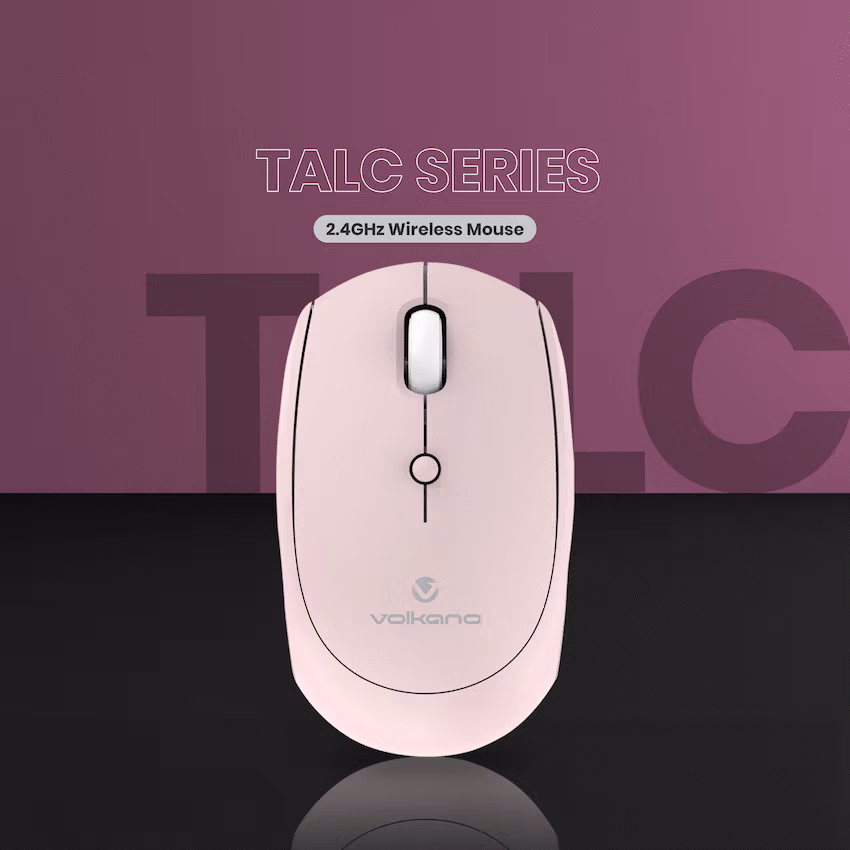 Volkano Talc Wireless Mouse - Pink - Image 6