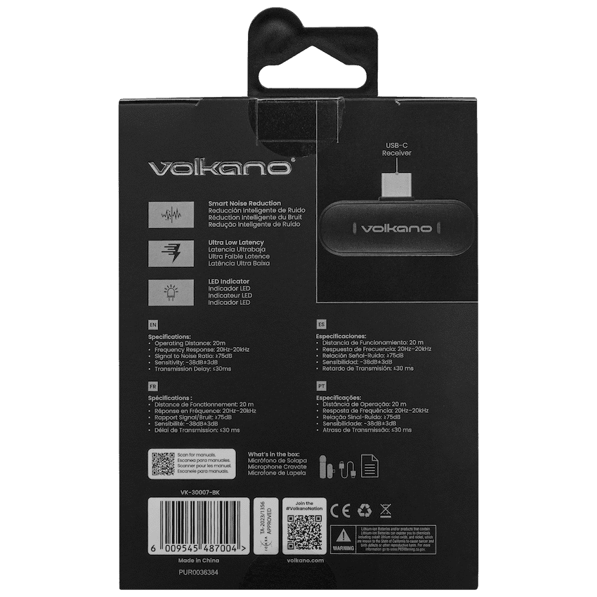 Volkano Maestro Series Lavalier Microphone - Image 6