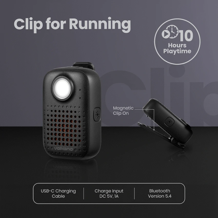 Volkano Flex Bluetooth Wireless Speaker - Black - Image 6