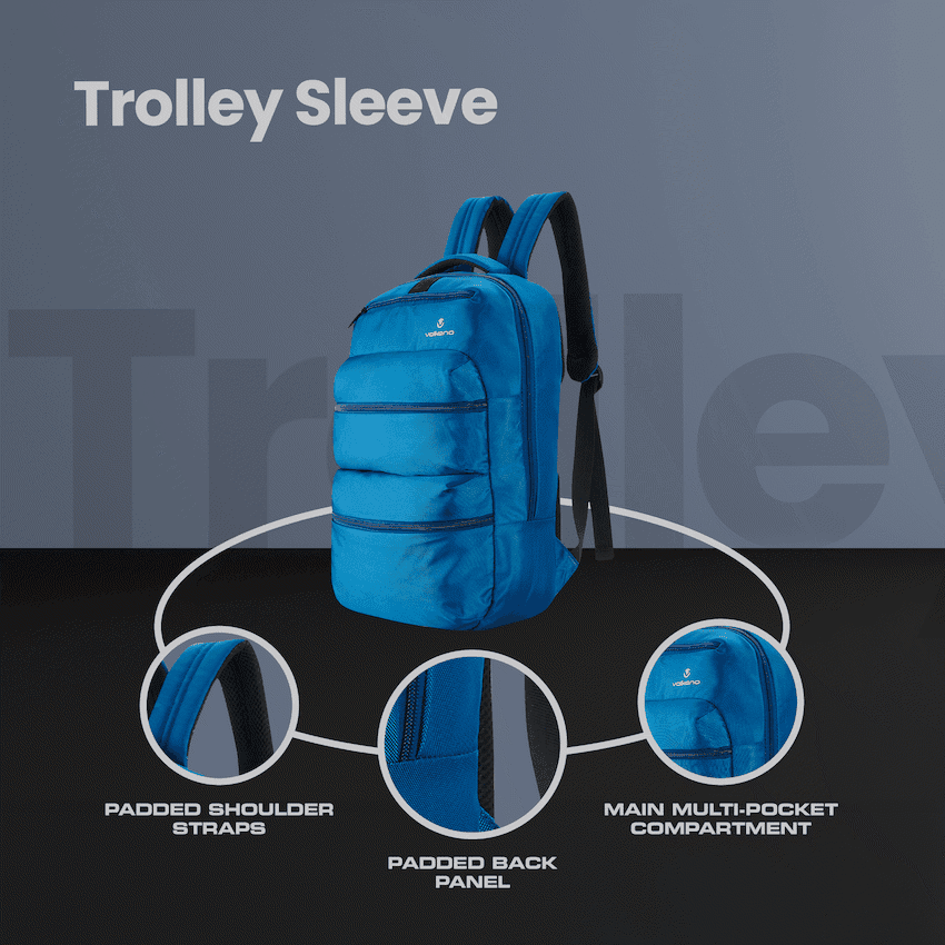 Volkano Harrier 15.6" Laptop Backpack Blue - Image 6