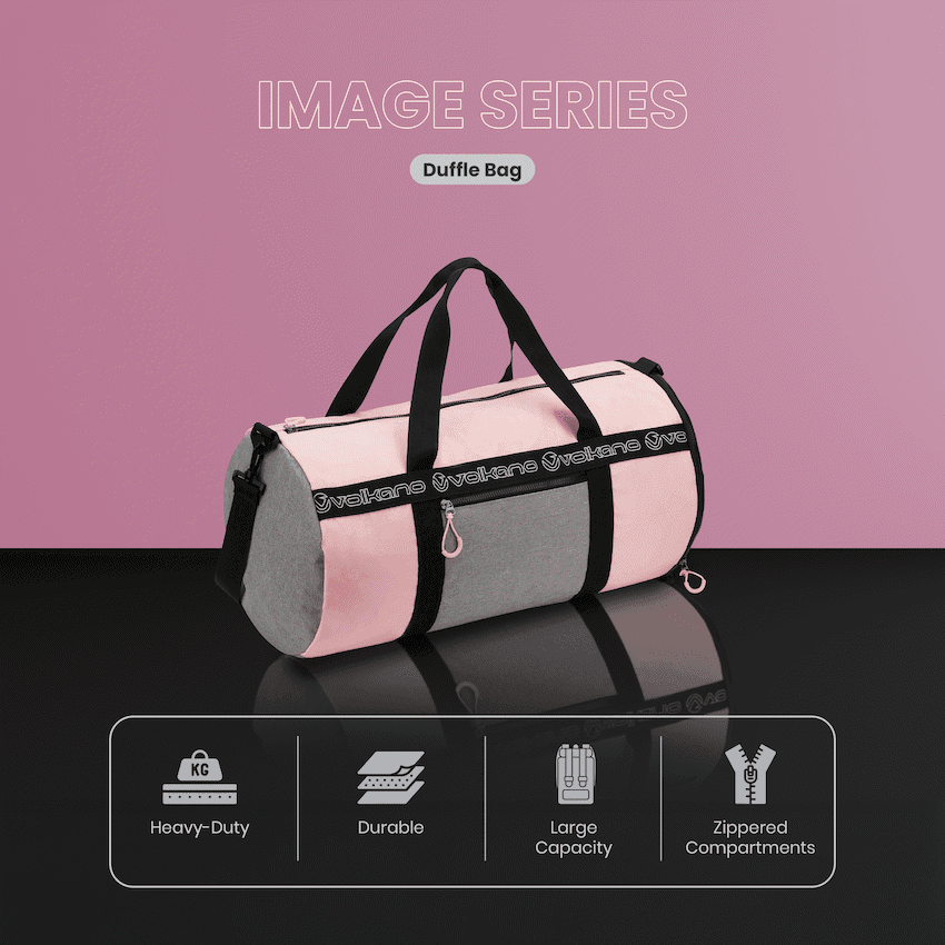 Volkano Image 45l Duffle - Pink - Image 6
