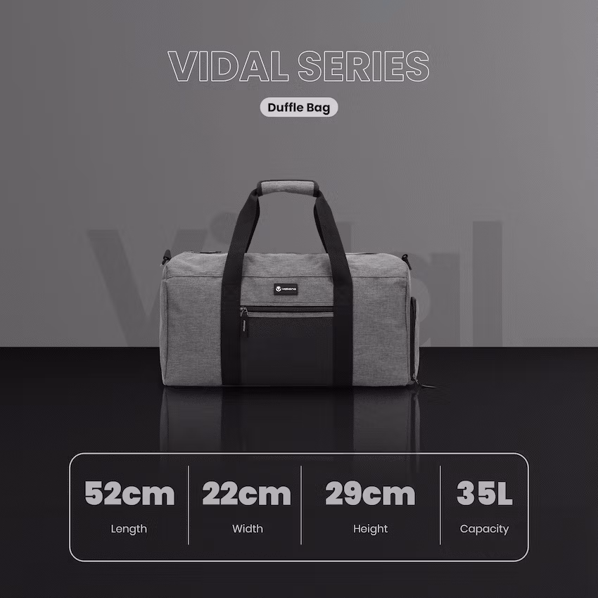 Volkano Vidal 35l Duffle - Grey - Image 6