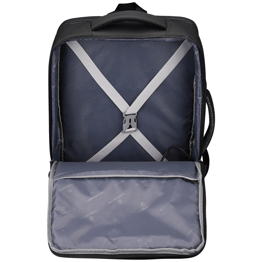 Volkano Under-Seat Traveller Backpack Black - Image 6