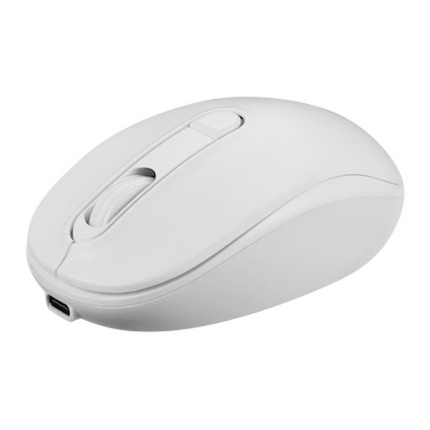 VolkanoX Garnet Bluetooth Wireless Keyboard and Mouse Combo - White - Image 6