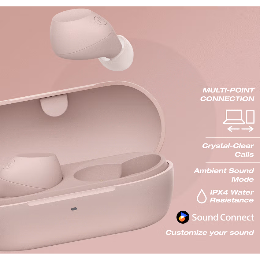 Sony WF-C710N True Wireless Earbuds (Pink) - Image 6