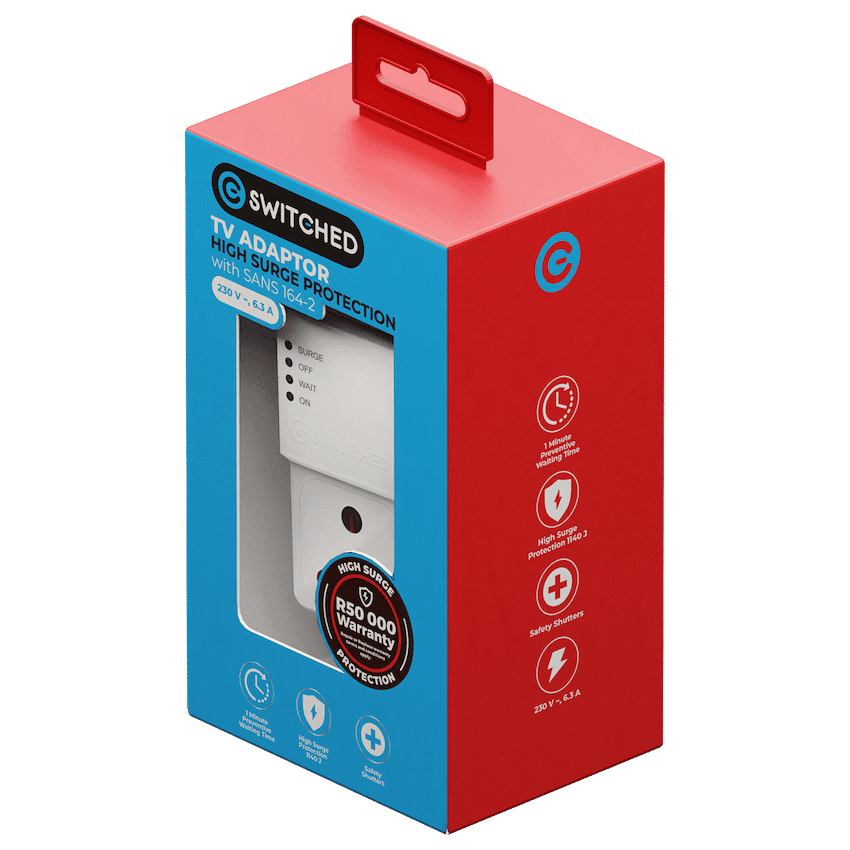 Switched 1-Way TV Surge Adaptor with SANS 164-2 - Image 6