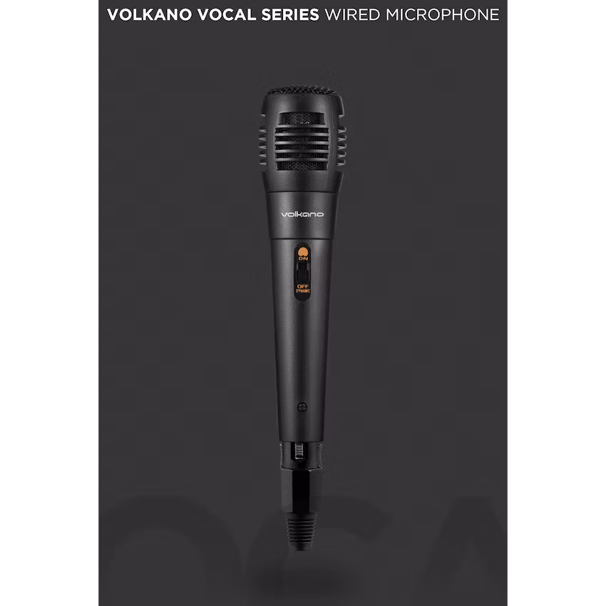 Volkano Vocal Series ABS Wired Microphone - Black - Image 7