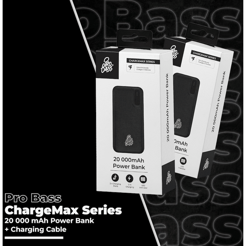 Pro Bass ChargeMax Series 20000mAh Power Bank - Image 7