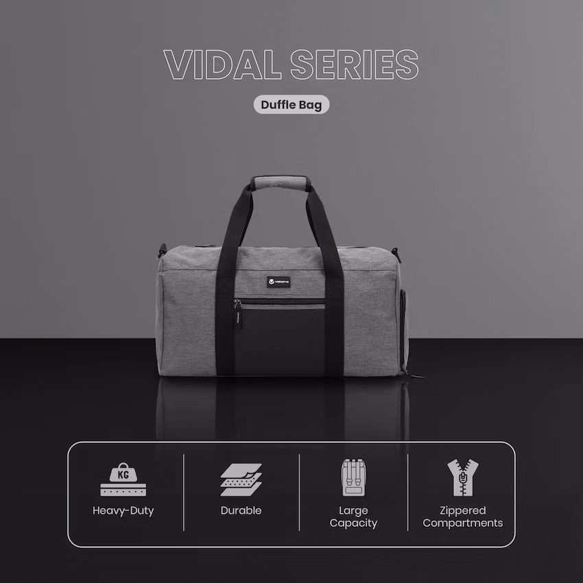 Volkano Vidal 35l Duffle - Grey - Image 7