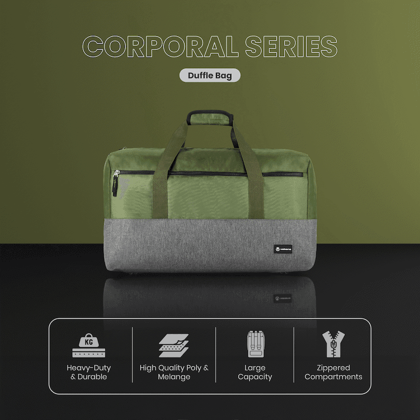 Volkano Corporal 43l Duffle - Khaki - Image 7