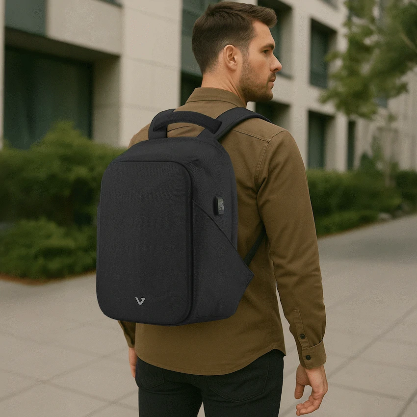 Volkano Trident 15.6" Laptop Backpack - Black - Image 7