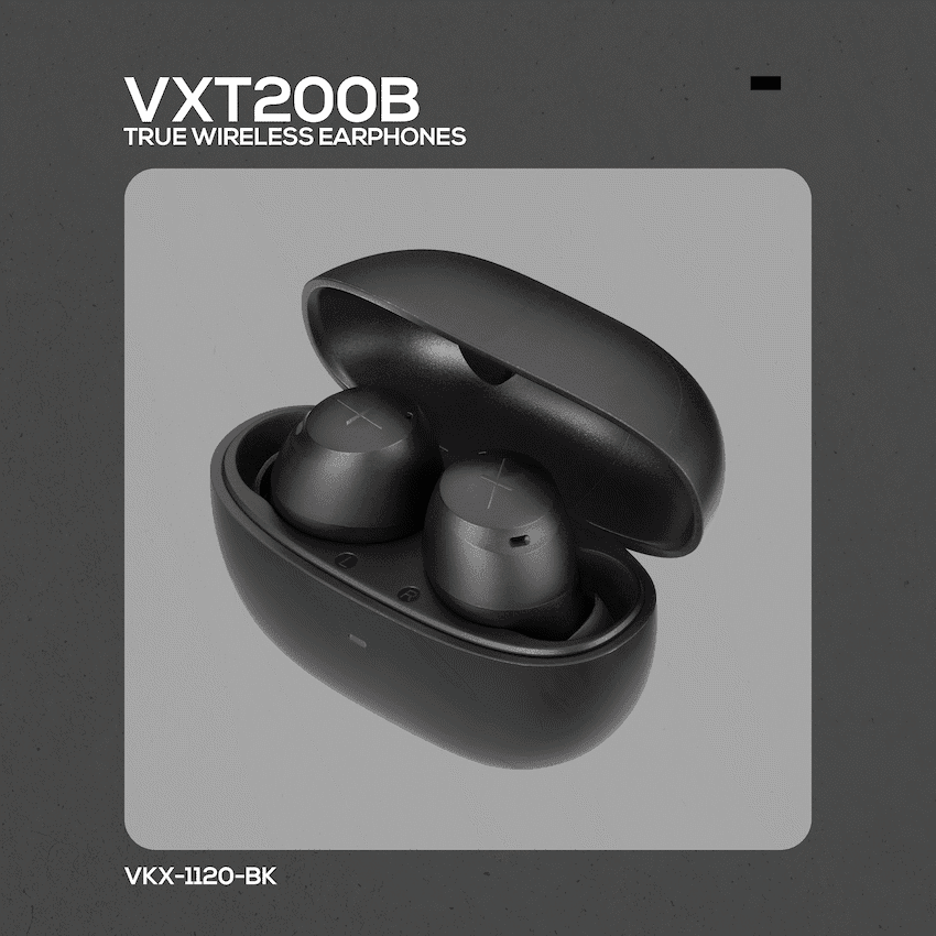 Volkano X VXT200B True Wireless Earphones with Hybrid Active Noise Cancelling - Image 7