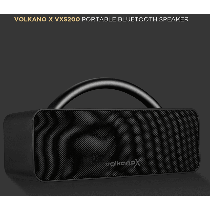 VolkanoX VXS200 Portable Bluetooth Speaker - Black - Image 7