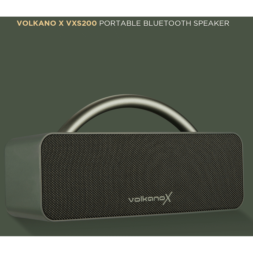 VolkanoX VXS200 Portable Bluetooth Speaker - Green - Image 7