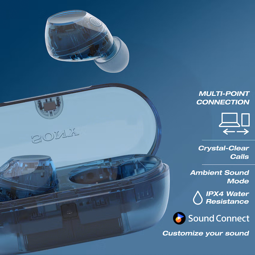 Sony WF-C710N (Blue) True Wireless Earbuds - Image 7