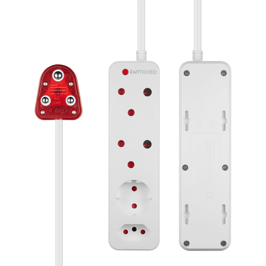 Switched High Surge 4-Way Multiplug 0.5m 1140J - Image 7