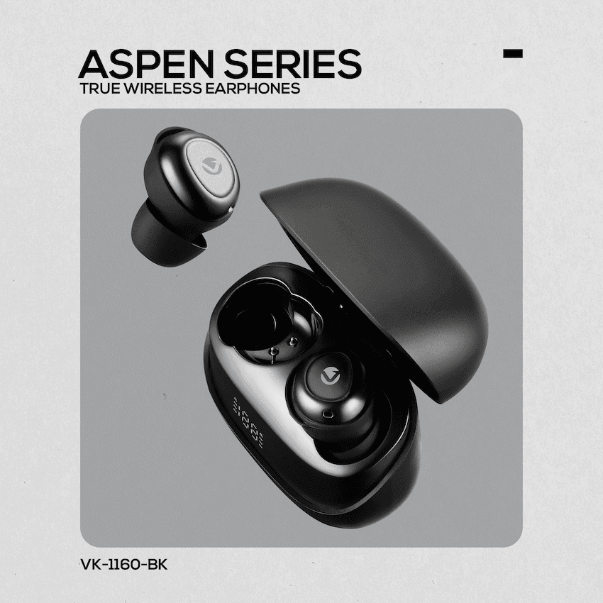 Volkano Aspen True Wireless Earphones - Black - Image 7