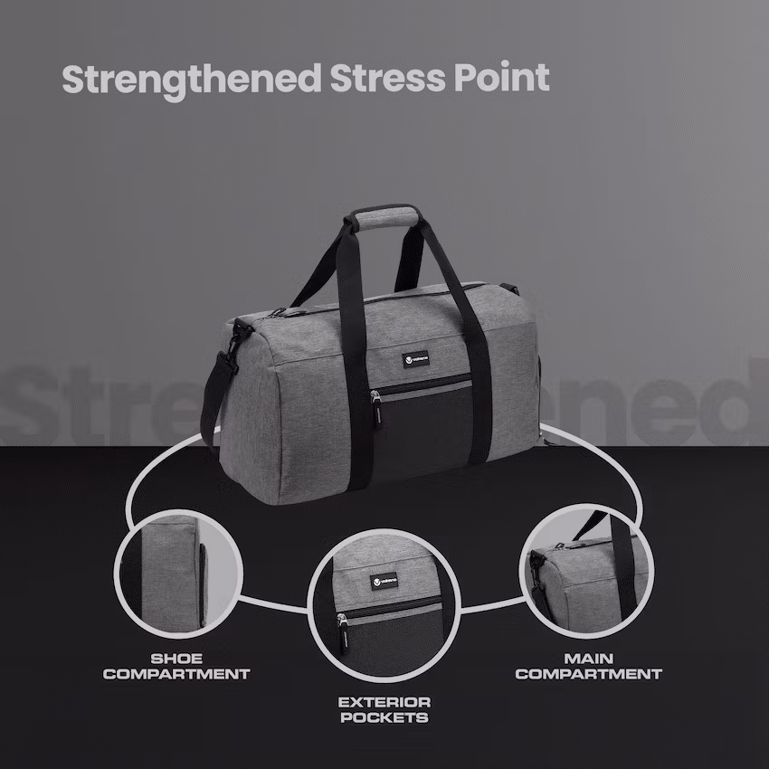 Volkano Vidal 35l Duffle - Grey - Image 8