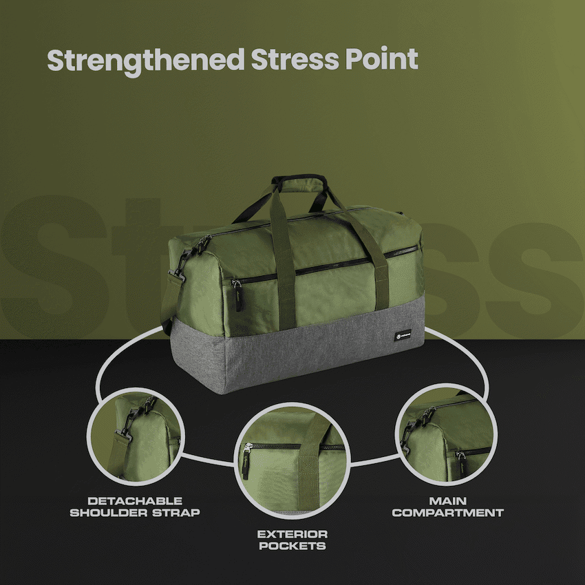 Volkano Corporal 43l Duffle - Khaki - Image 8