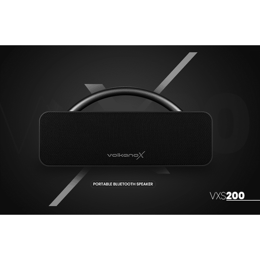 VolkanoX VXS200 Portable Bluetooth Speaker - Black - Image 8