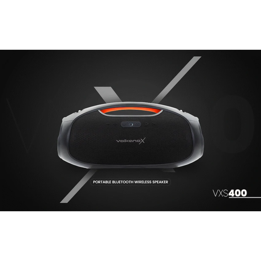 VolkanoX VXS400 Portable Bluetooth Speaker - Black - Image 8