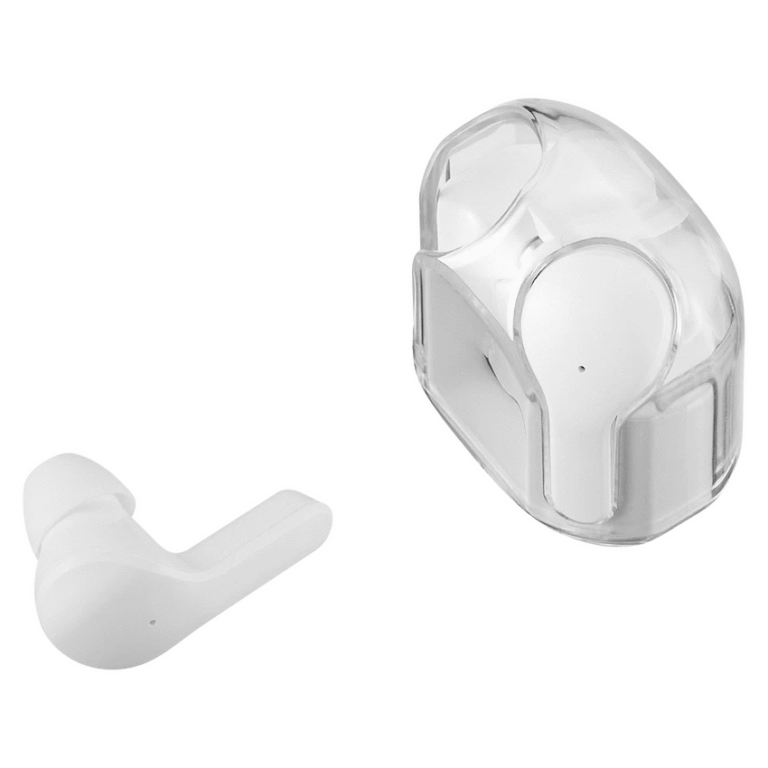 Volkano Crystalline Series TWS Earphone - White - Hardbox - Image 8