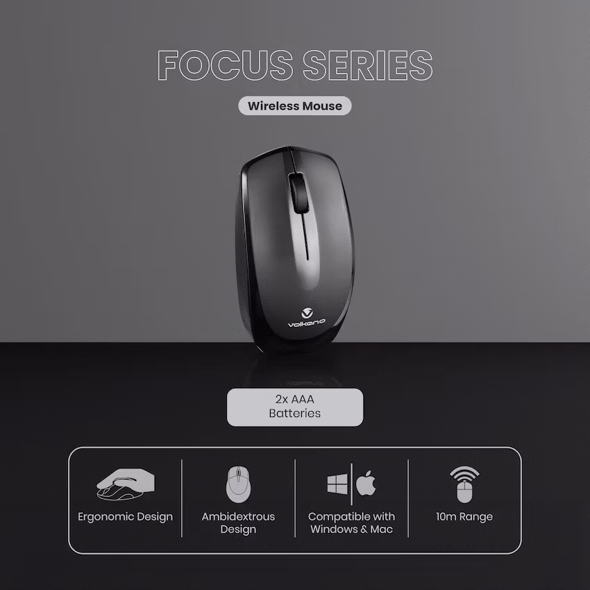 Volkano Focus Series Wireless Mouse - Image 8