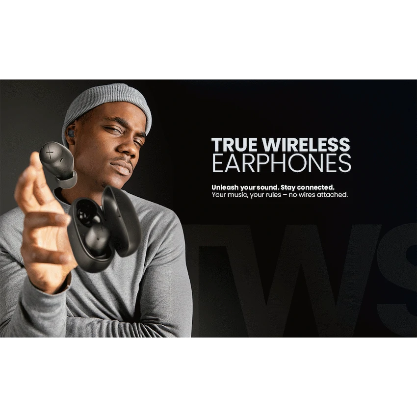 Volkano X VXT200B True Wireless Earphones with Hybrid Active Noise Cancelling - Image 9