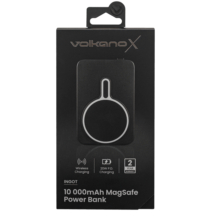 VolkanoX Ingot Series MagSafe 10000mah Power Bank - Black - Image 9