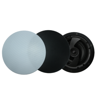 FILO HCV6WB HQ FRAMELESS CEILING SPEAKER 6.5INCH WHITE/BLACK 40W 100V