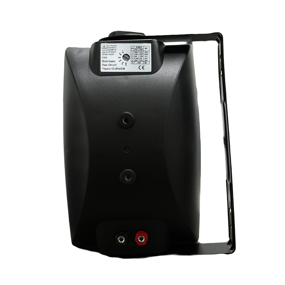 FILO BP4VB PASSIVE WALL MOUNT SPEAKER 4IN BLACK 20W 100V - Image 2