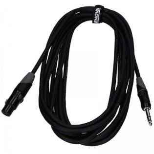 EC-A1-XLFPLM3-6 - 6m XLR Female to1/4'' Pole mic cable;3-pin